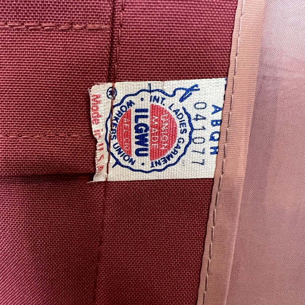 Misty Harbor Trench Rain Coat Women's Size 20 Petite Lined Union Made‎ Mauve - Picture 10 of 10